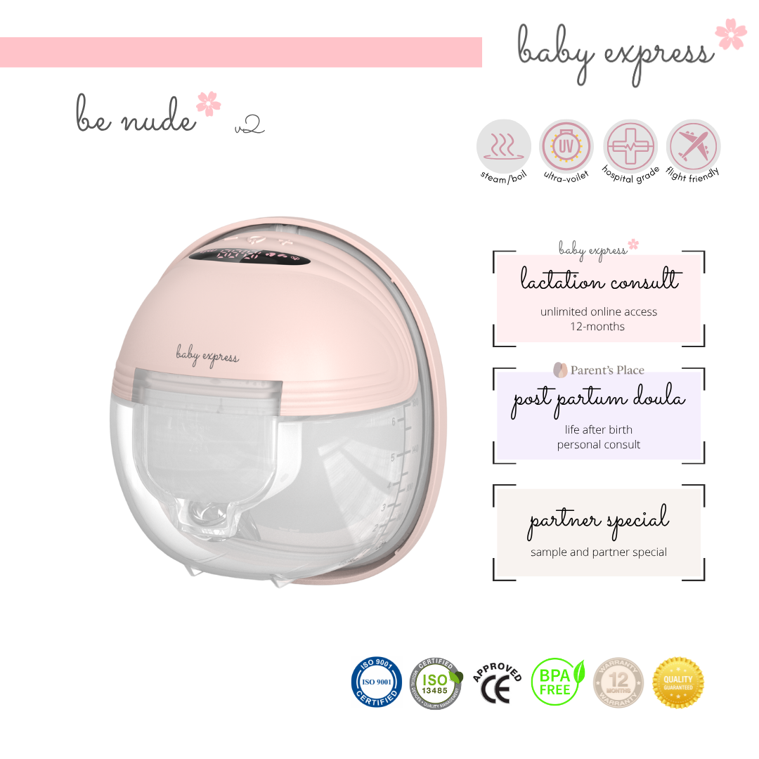 BE Nude Wearable Breast Pump v2