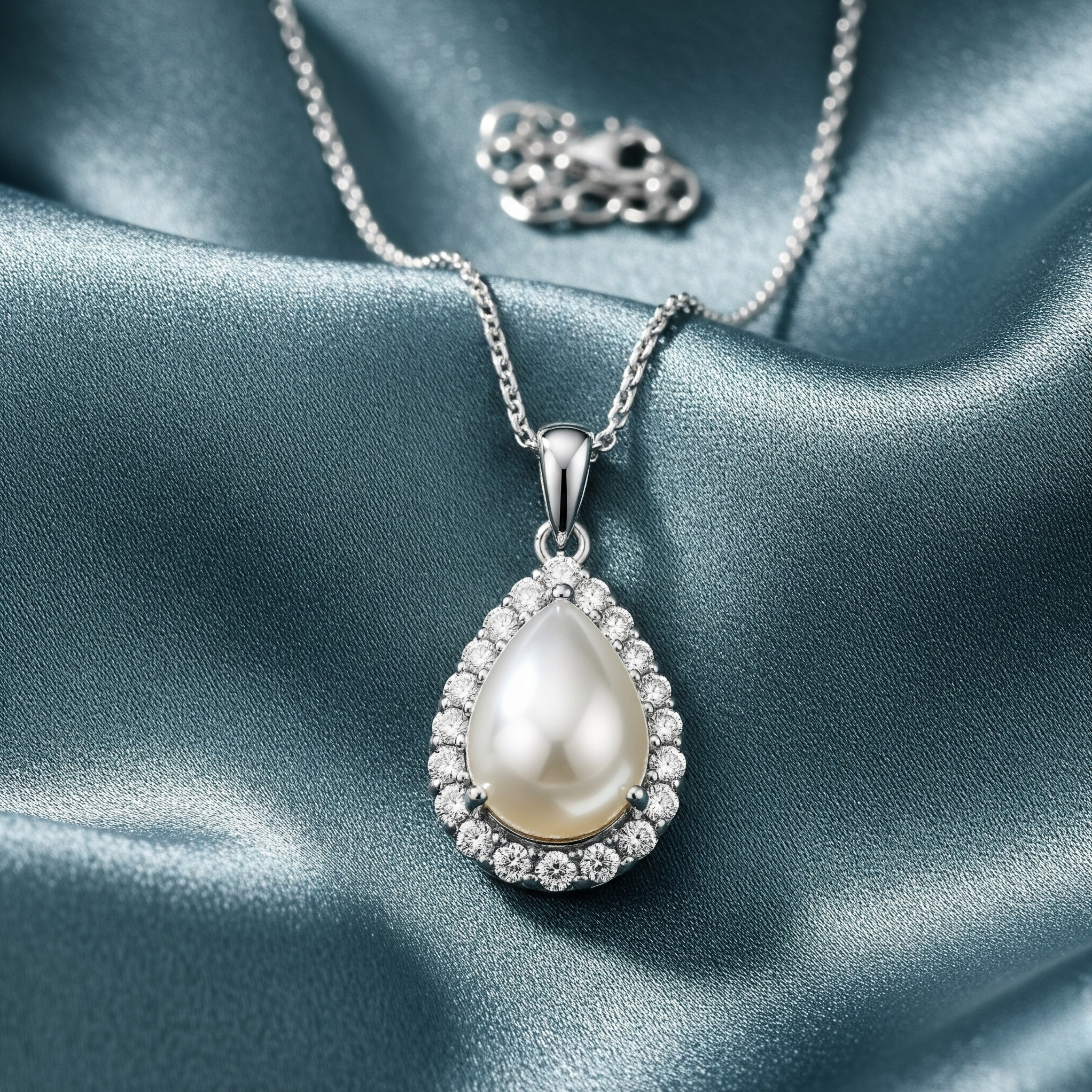 Pebble - Teardrop Necklace