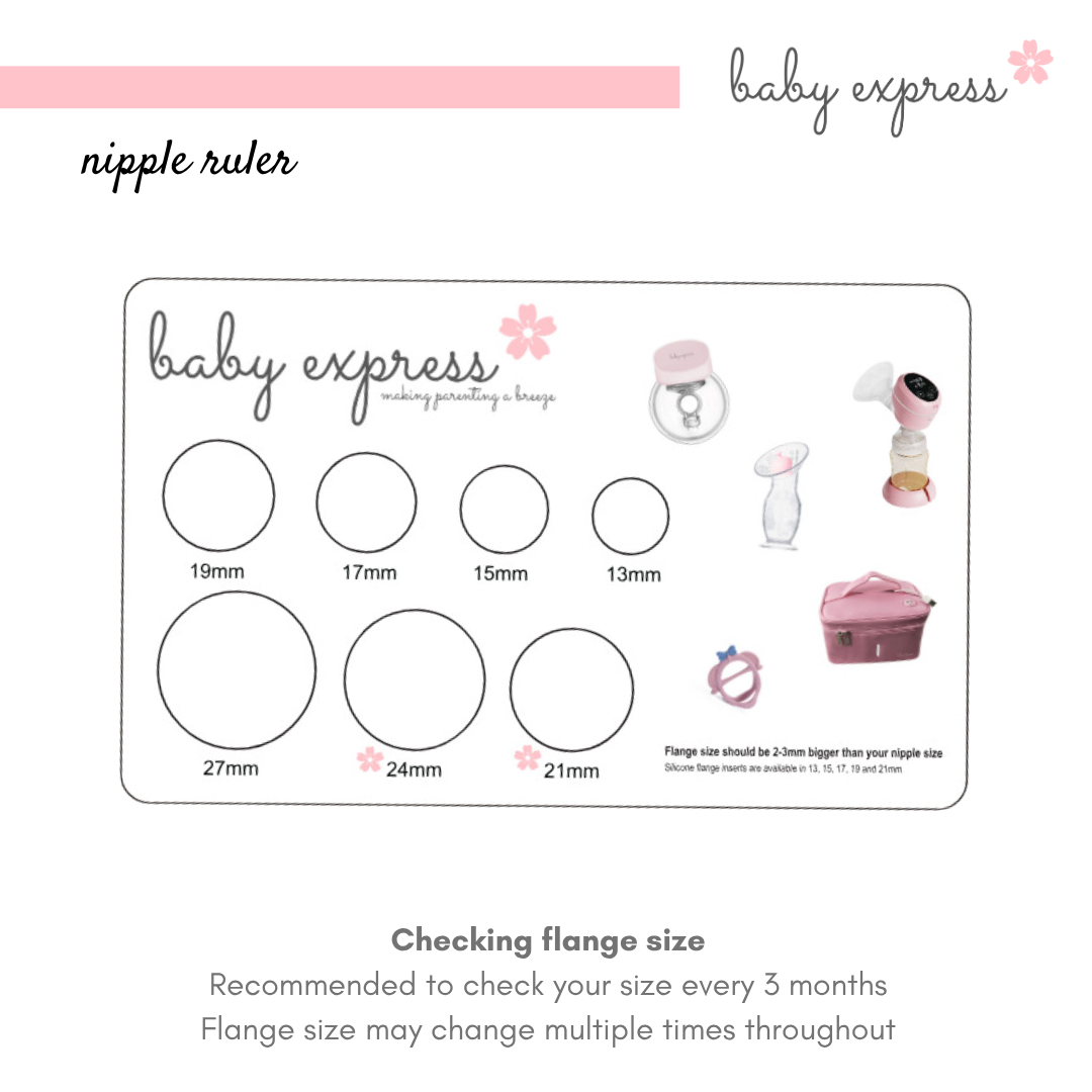 Nipple Ruler & Info Magnet Set
