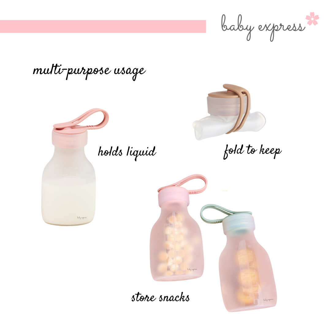 Silicone Breastmilk Storage Bottle