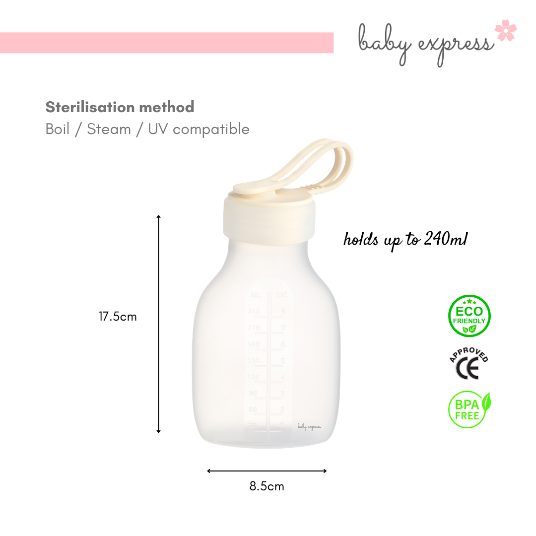 Silicone Breastmilk Storage Bottle