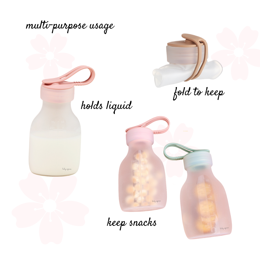 Silicone Breastmilk Storage Bottle