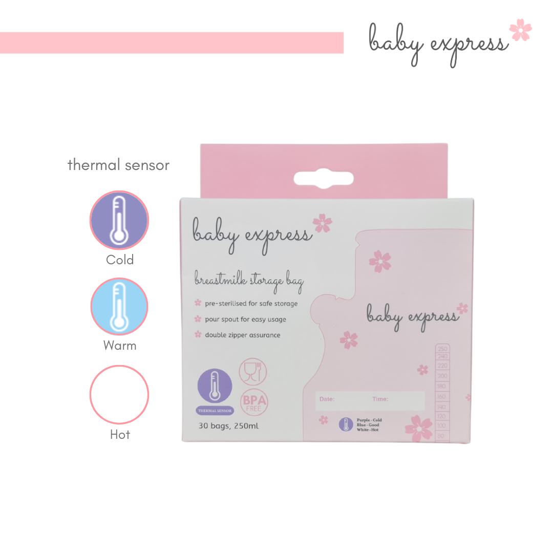 Breastmilk Storage Bag w Thermal Sensor