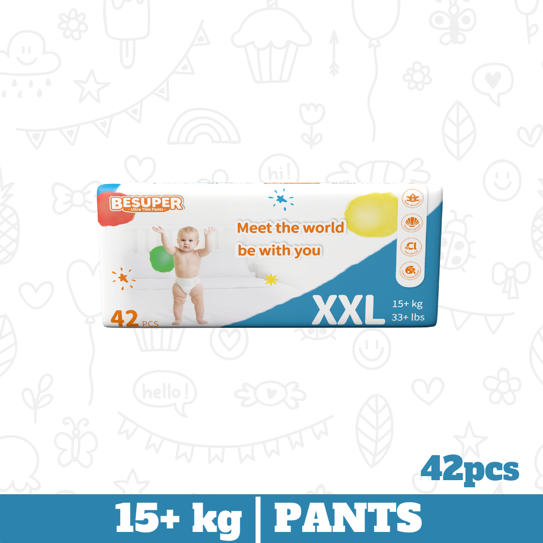 Ultra-Thin Pants Diapers - Size 2XL (15+kg)